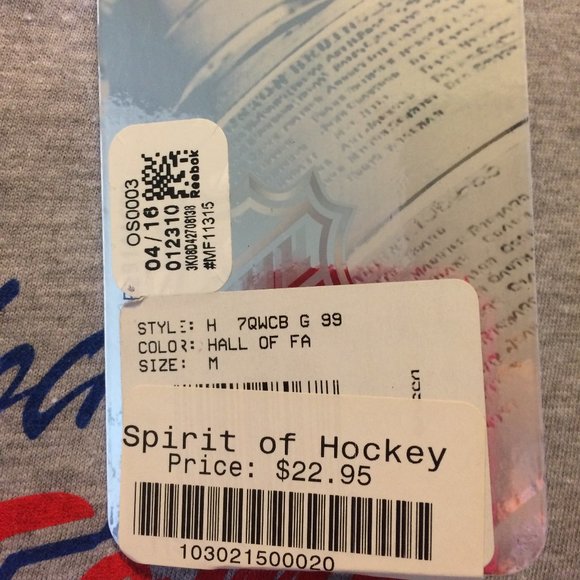 hockey hall of fame tee - Picture 2 of 2